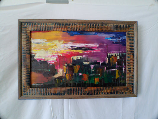 Atardecer en el pueblo