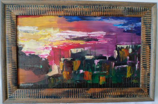 Atardecer en el pueblo